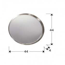Schuller, Espejo Aries Redondo 44Ø Plata 119023