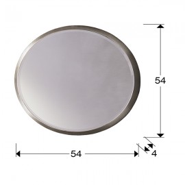 Schuller, Espejo Aries Redondo 54Ø Plata 119139