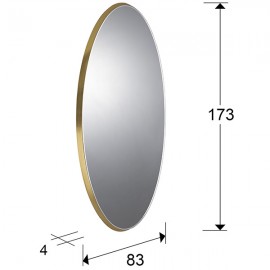 Schuller, Espejo Aries Oval 80X170 Oro 119573