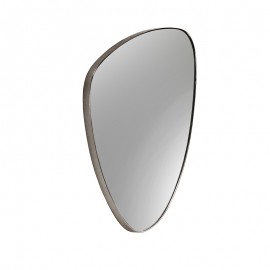 Espejo Orio Triangular 84X55 Plata 127370