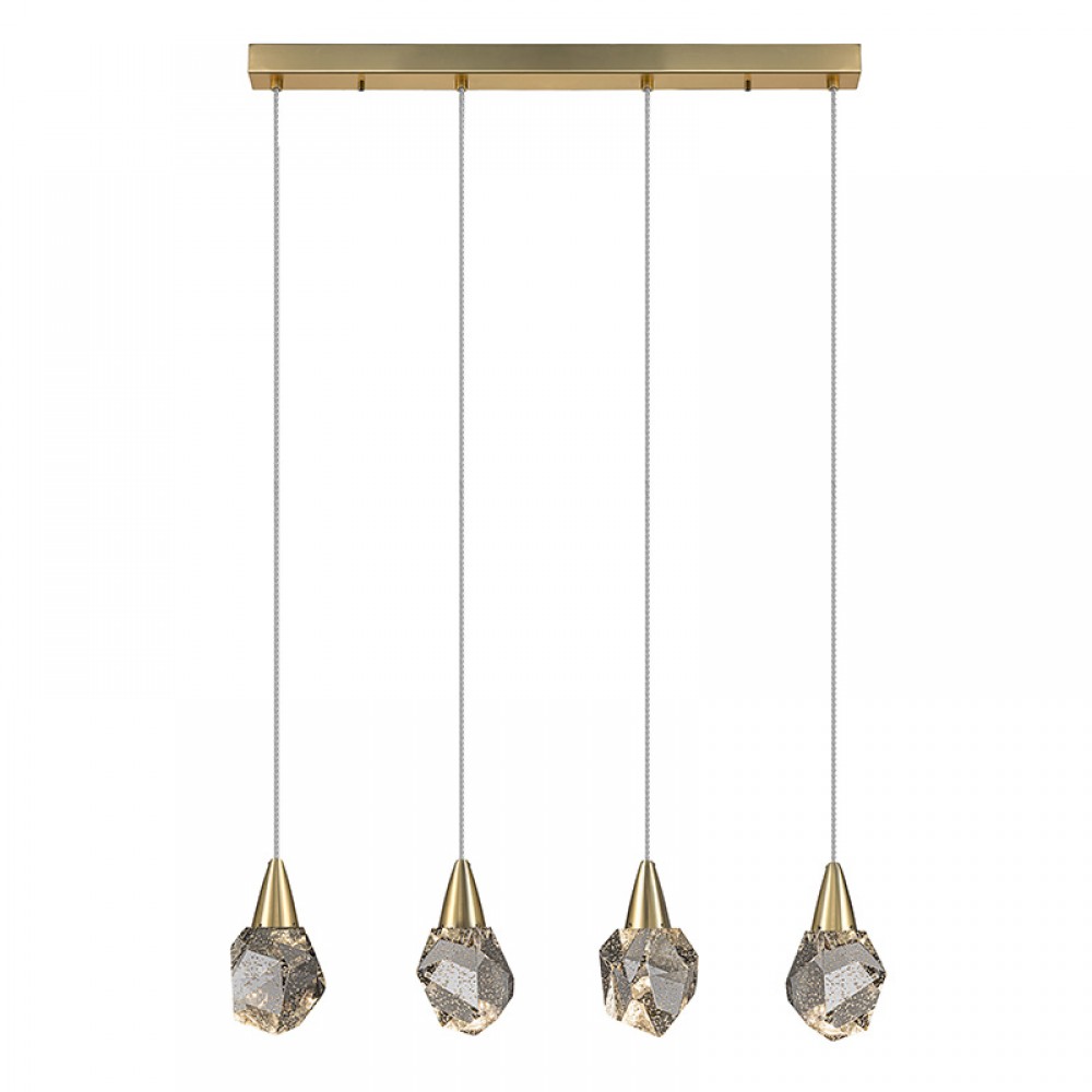 Schuller, Lampara Aquaria 4 Luces oro mate 157155