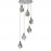 Lampara Aquaria 6 Luces cromo 157239