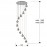 Lampara Aquaria 12 Luces cromo 157308
