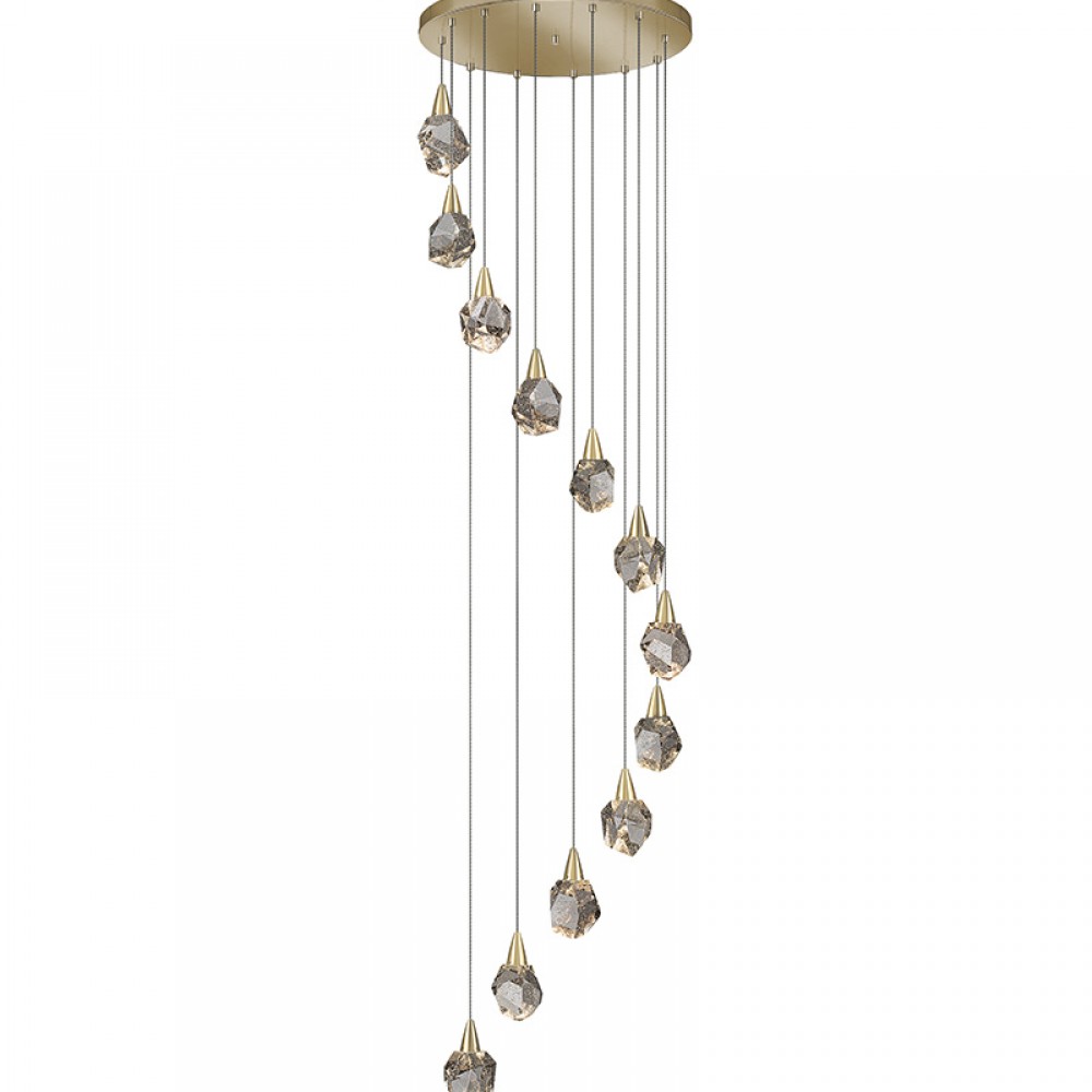 Schuller, Lampara Aquaria 12 Luces oro mate 157322