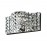 Aplique Led Onda 1L Cromo Cristal Facetados 160320