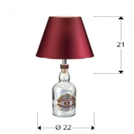 Schuller, Kit Sobremesa Botella Pantalla Granate 167246