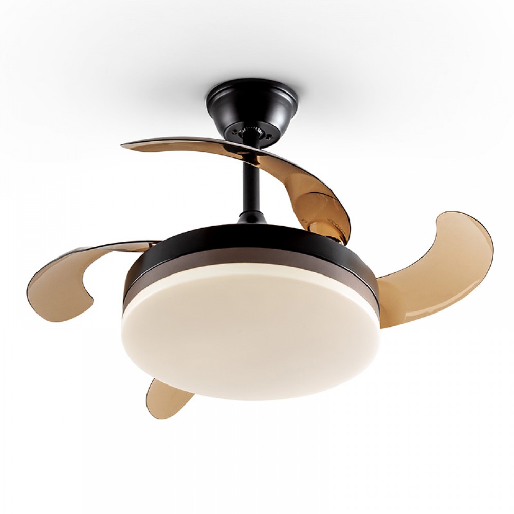 Schuller, Ventilador Mini Vento Negro 40Ø Dimable 169211