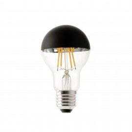 Faro A60 Decorativa Negro Mate E27 4w 2700k Dim