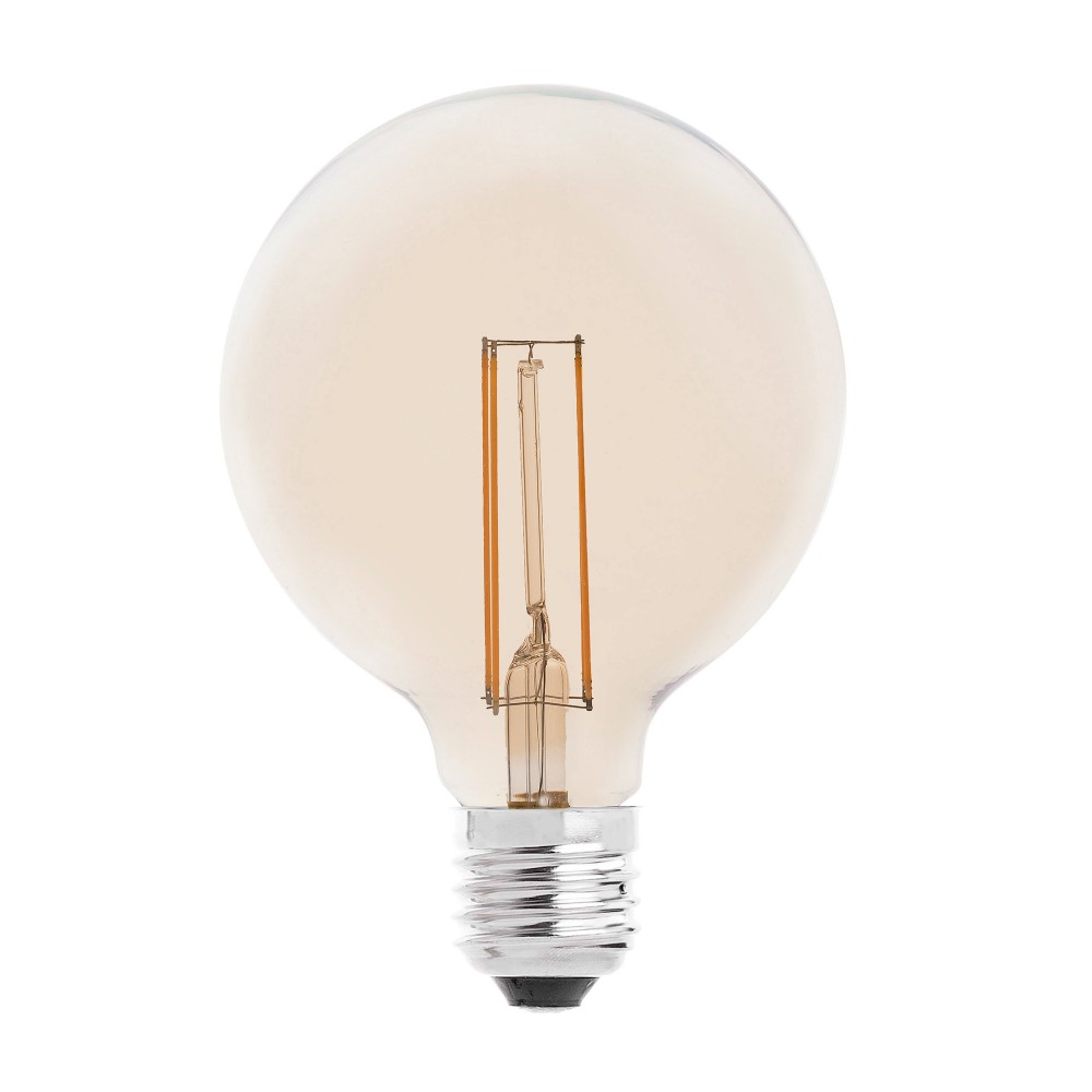 Faro, Faro Globo Filamento Ambar Led E27 4W 2200K 400Lm Ø95 17429