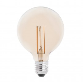 Faro Globo Filamento Ambar Led E27 4W 2200K 400Lm Ø95 17429