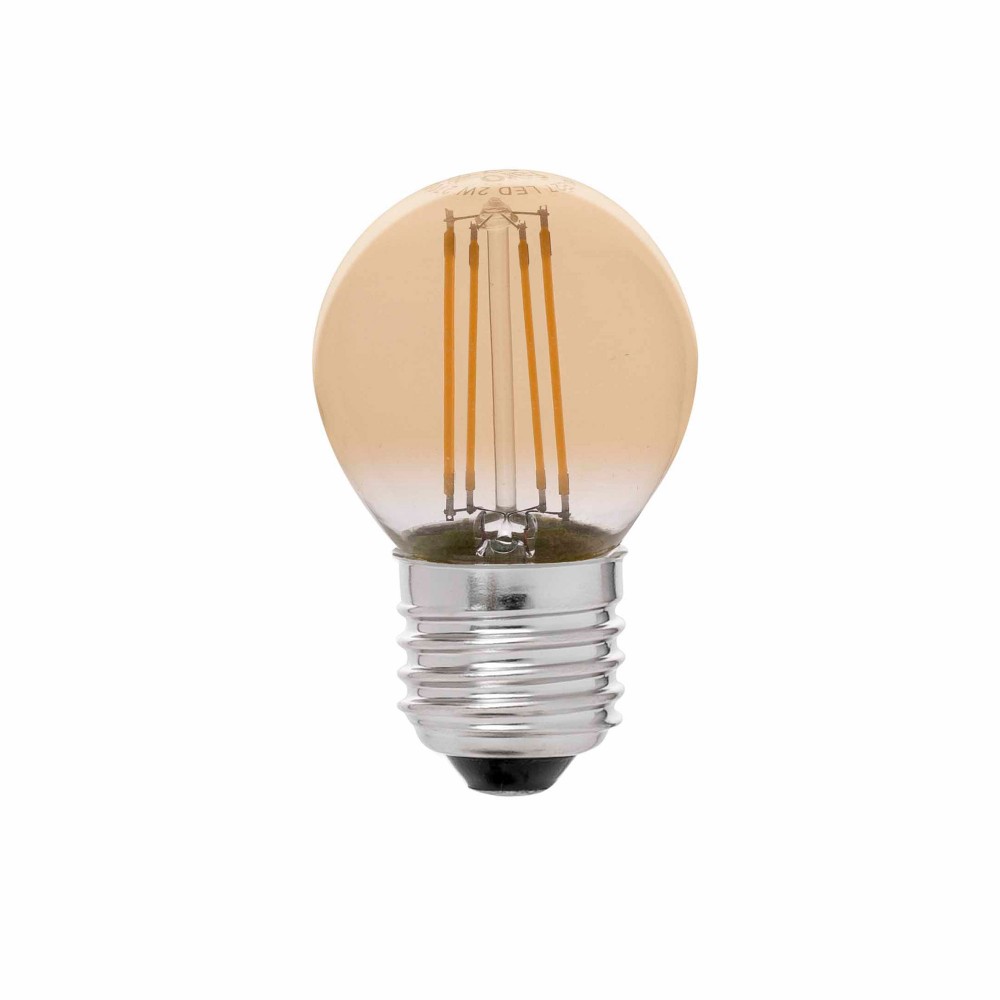 Faro, Faro G45 E27 Led 4W Filamento Ambar Dimable 2200K 17493