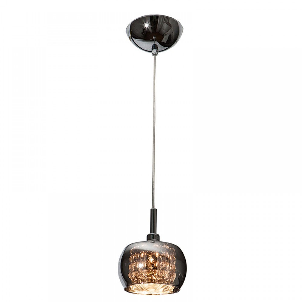 Schuller, Lampara Led Arian Acero Brillo Cristal 1L 193273