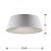 Plafon Led Zona Blanco Mate 4 E27 10W 198533