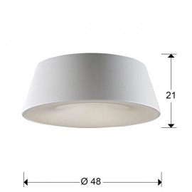 Schuller, Plafon Led Zona Blanco Mate 4 E27 10W 198533