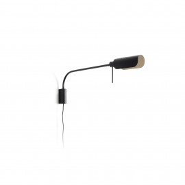 Faro Martinica Xl Aplique Brazo De Pared Negro 20040-133
