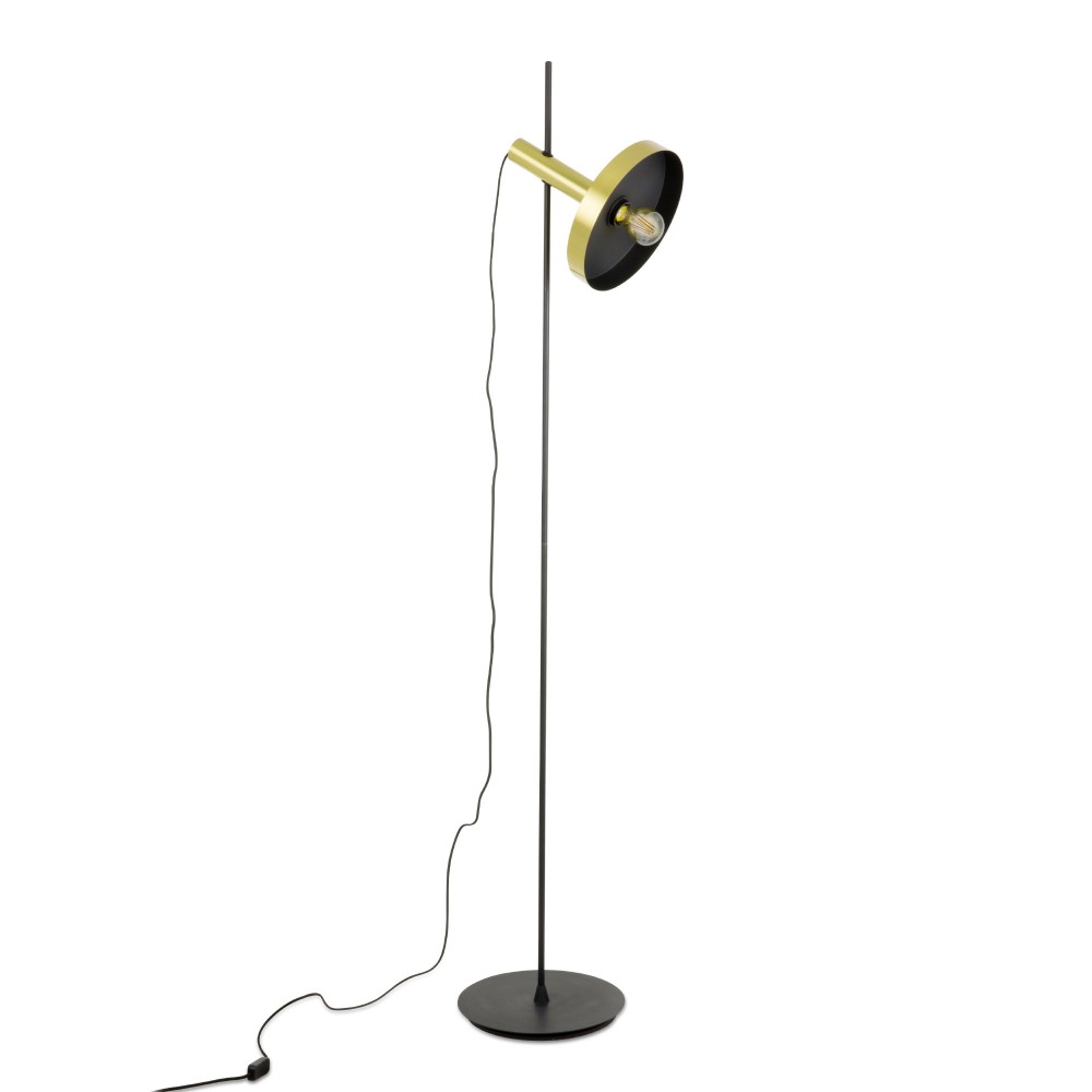 Faro, Faro Whizz Pie De Salon Con Pantalla Oronegro 1xE27 20164-96