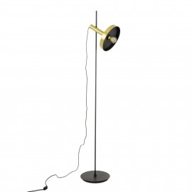 Faro, Faro Whizz Pie De Salon Con Pantalla Oronegro 1xE27 20164-96