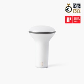 Faro Buddy Lampara Portatil Blanca Y Gris Oscuro 3w