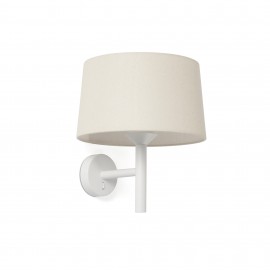 Faro Windsor Aplique Blanco-Lino 20222-150