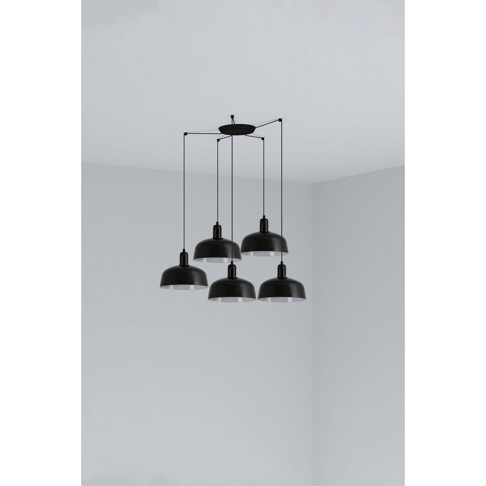 Faro, Faro Tatawin M Metal 5L Colgante Negra 20340-146-5L