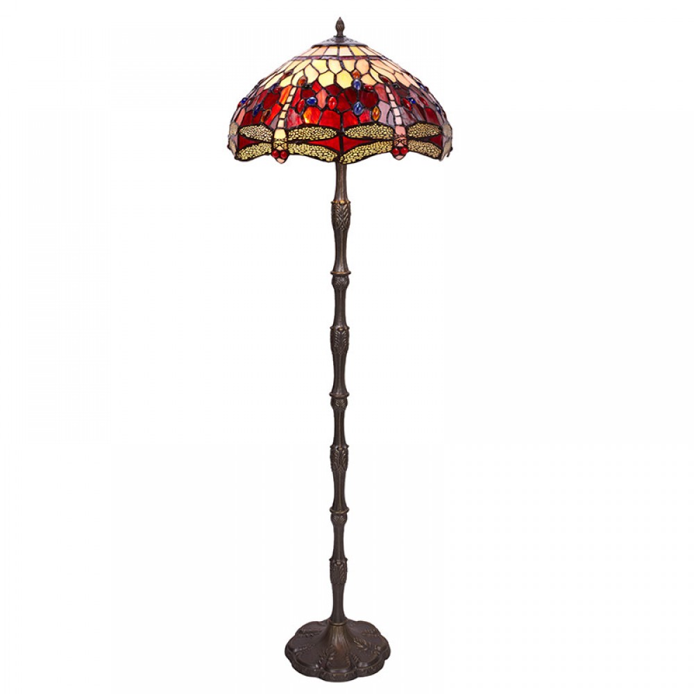 Tiffan y Luz, Tiffany Belle Rouge - Lampara De Pie Tiffany Serie Belle Rouge 203410