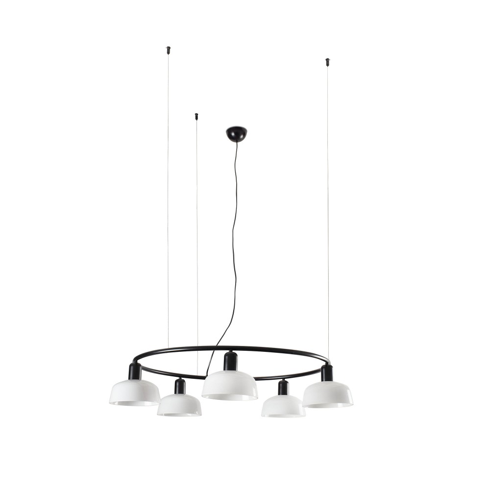 Faro, Faro Tatawin Colgante Circular Pantalla S Blanca 5xe27