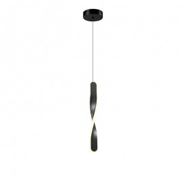 Schuller, Lampara Twist 1 Luz Negro 219640
