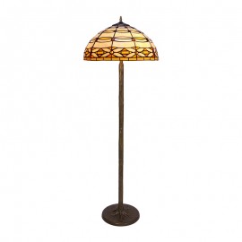 Tiffany Marfil - Lampara De Pie Tiffany Serie Marfil 225000S