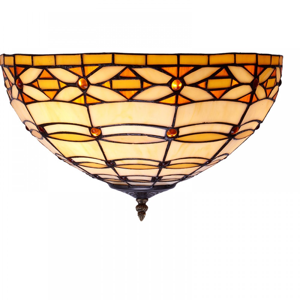 Tiffan y Luz, Tiffany Marfil - Plafon Tiffany Serie Marfil 225200
