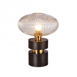 Sobremesa Norma 1 Luz Negro-Laton 225274