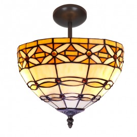 Tiffany Marfil - Plafon Tiffany Serie Marfil 225544