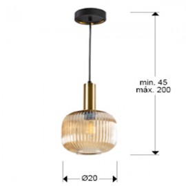 Schuller, Lampara Norma 1l Ambar 225588