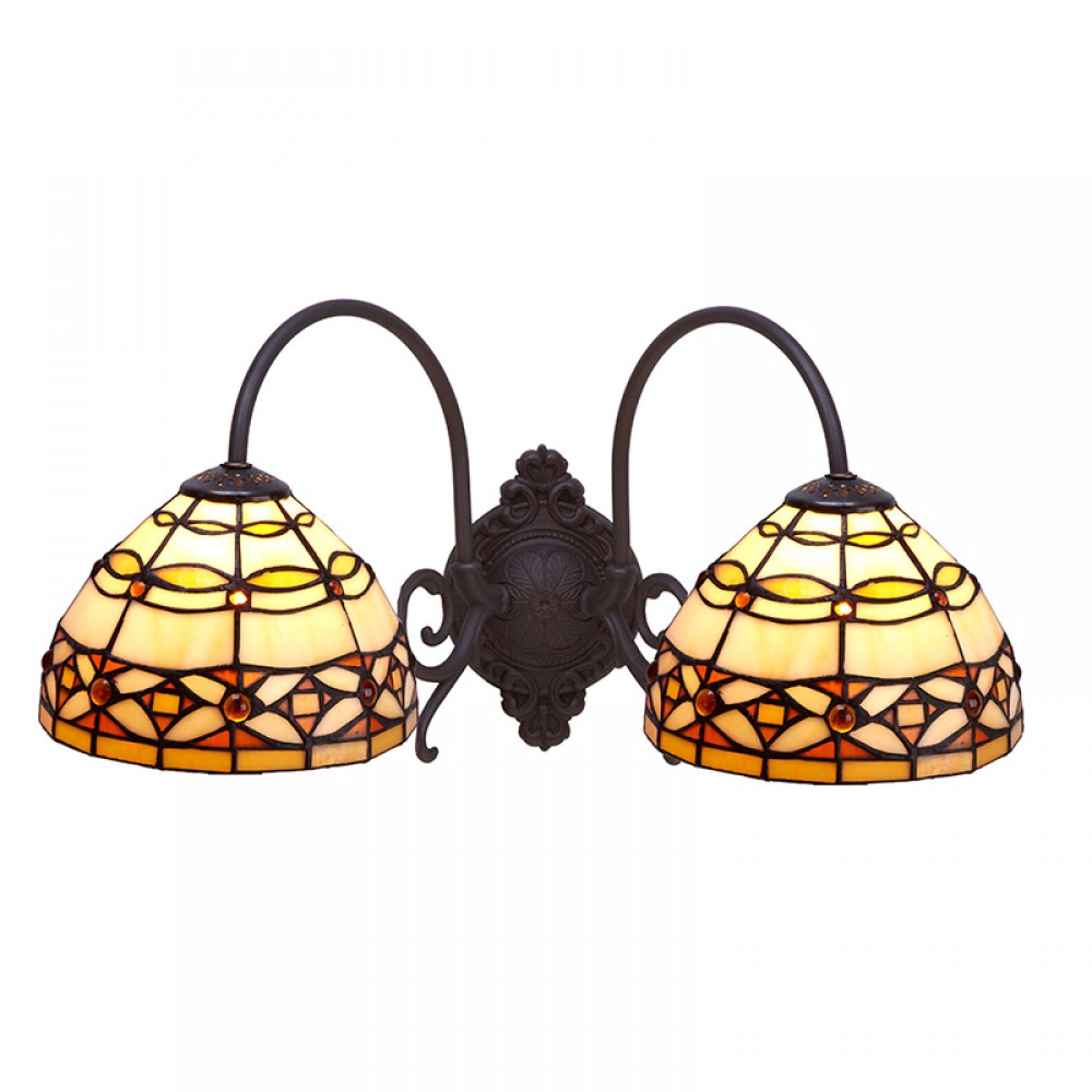 Tiffan y Luz, Tiffany Marfil - Aplique Tiffany Serie Marfil 2257A2