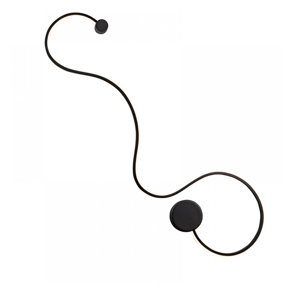 Schuller, Aplique Grande Grafos Negro 227018
