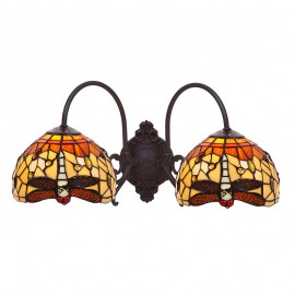Tiffan y Luz, Tiffany Belle Amber - Aplique Tiffany Serie Belle Amber 2327A2