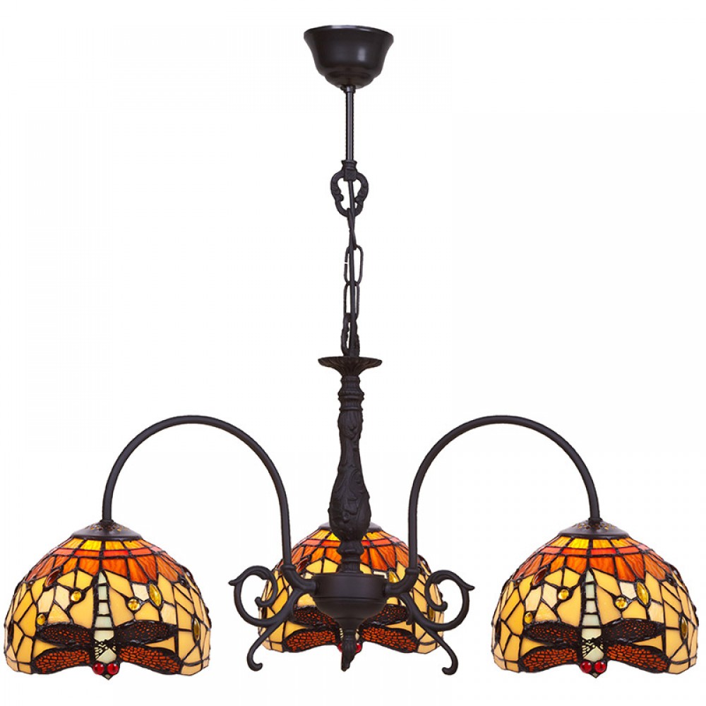 Tiffan y Luz, Tiffany Belle Amber - Lampara Tiffany Serie Belle Amber 233000