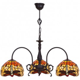 Tiffany Belle Amber - Lampara Tiffany Serie Belle Amber 233000