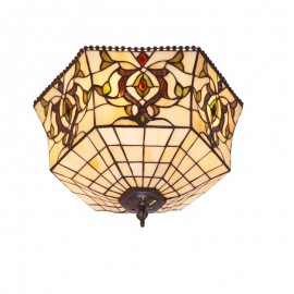 Tiffany Hexa - Plafon Tiffany Serie Hexa 242500