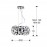 Lampara Led Narisa Cromo 3 G9 6W 266172