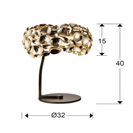 Schuller, Sobremesa Narisaoro Rosa Led 6W 3L 266544N