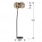 Lampara Pie Narisa Oro-Rosa 5 G9 Led 6W 266616N