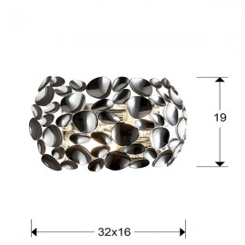 Schuller, Aplique Led Narisa 2L Cromo 266724