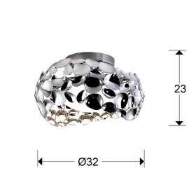 Schuller, Plafon Led Narisa Cromo 3 G9 6W 266946