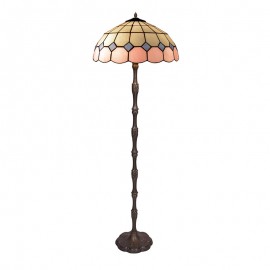 Tiffany Pink - Lampara De Pie Tiffany Serie Pink 281010