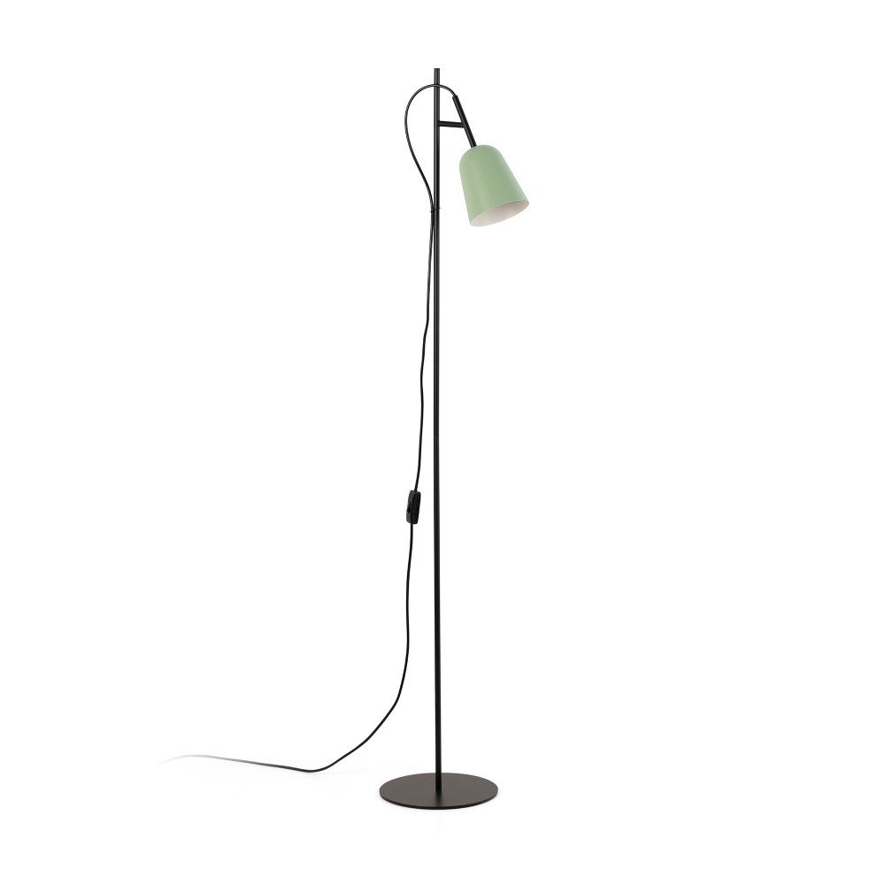 Faro, Faro Studio Pie De Salón Pantalla Verde 1xe14