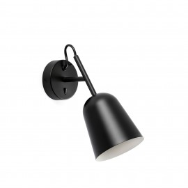 Faro Studio Aplique Pantalla Negra 1xe14