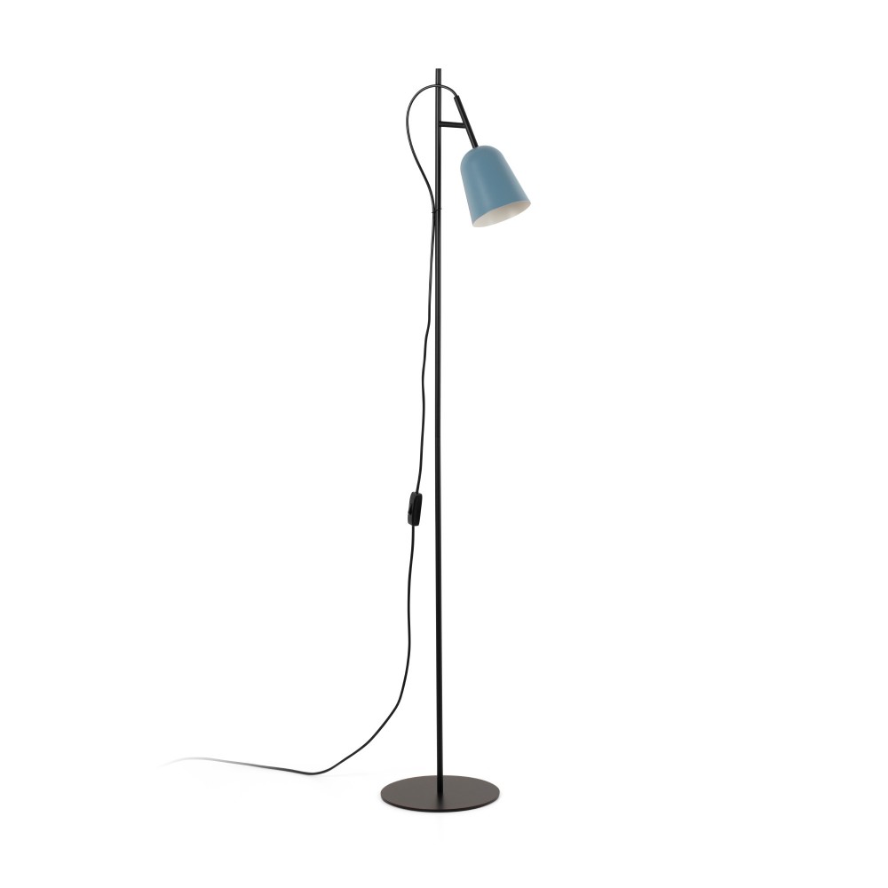Faro, Faro Studio Pie De Salón Pantalla Azul 1xe14