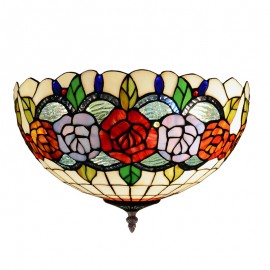 Tiffany Rosy - Plafon Tiffany Serie Rosy 283200