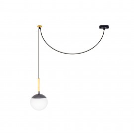 Faro Mine Colgante Gris Oscuro E27 40W 28376