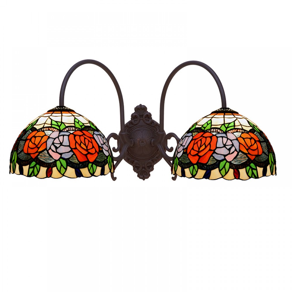 Tiffan y Luz, Tiffany Rosy - Aplique Tiffany Serie Rosy 2837A2